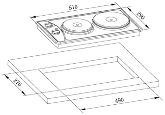 HOB2S-2E-1 dimensions